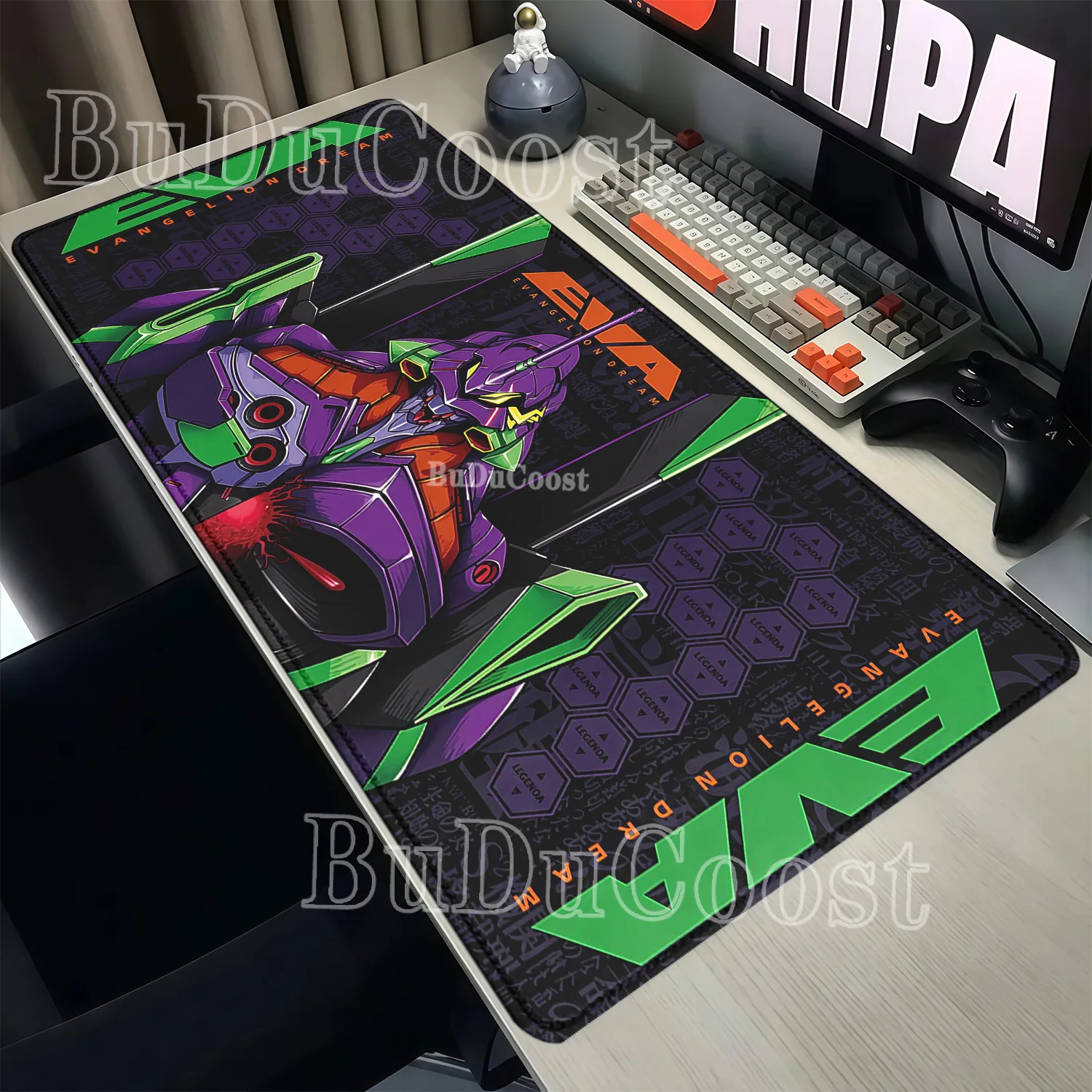 Pc Gaming Evangelion - Tapis de souris Evangelione EVA 01,