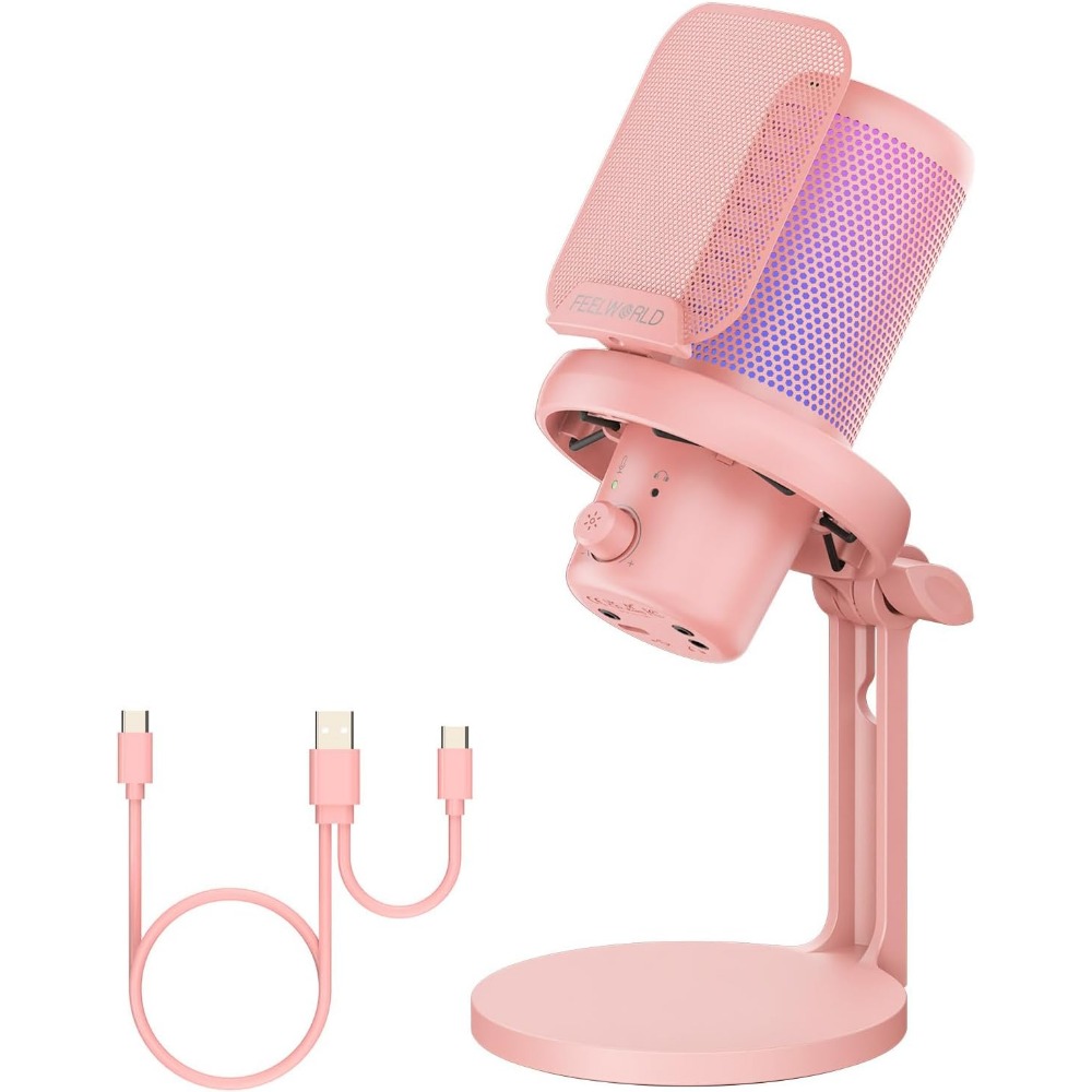 Pc Gaming Usa - Microphone à condensateur USB pour jeux