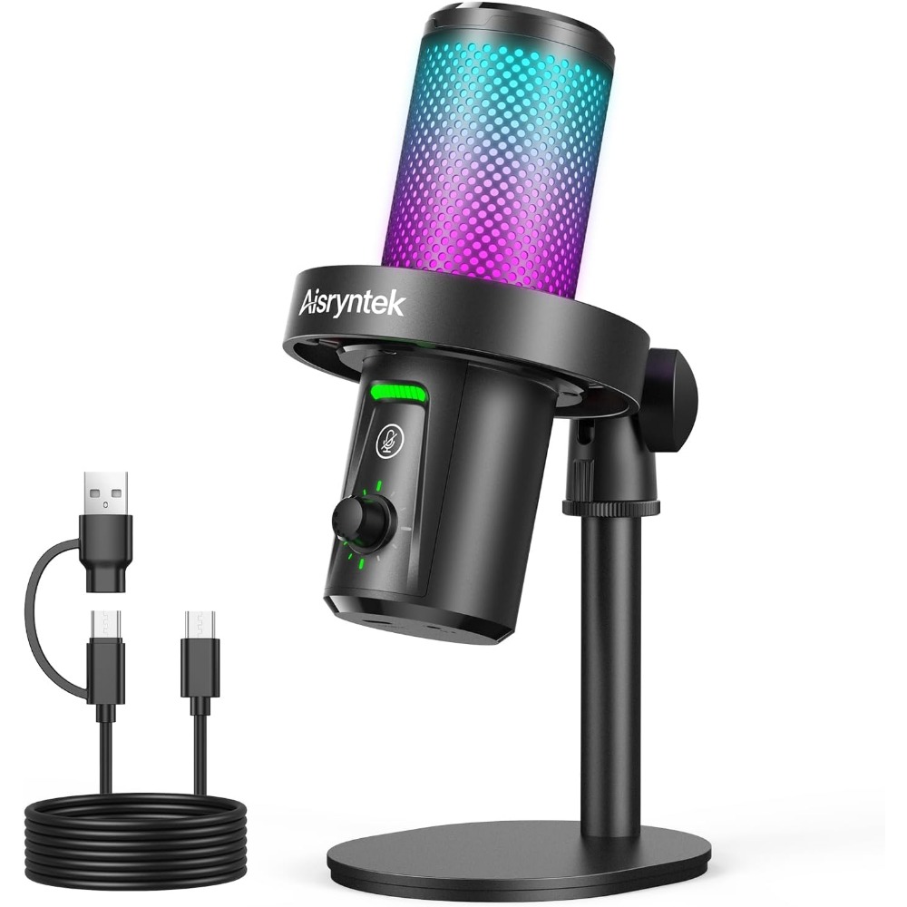 Pc Gaming Usa - Microphone à condensateur cardioïde 96 kHz/24
