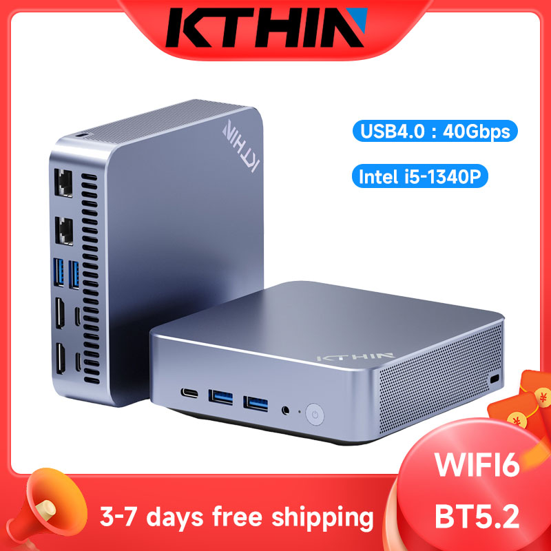 Pc Gaming I5 - Mini PC Ordinateur i5-1340P WIFI6 BT5.2