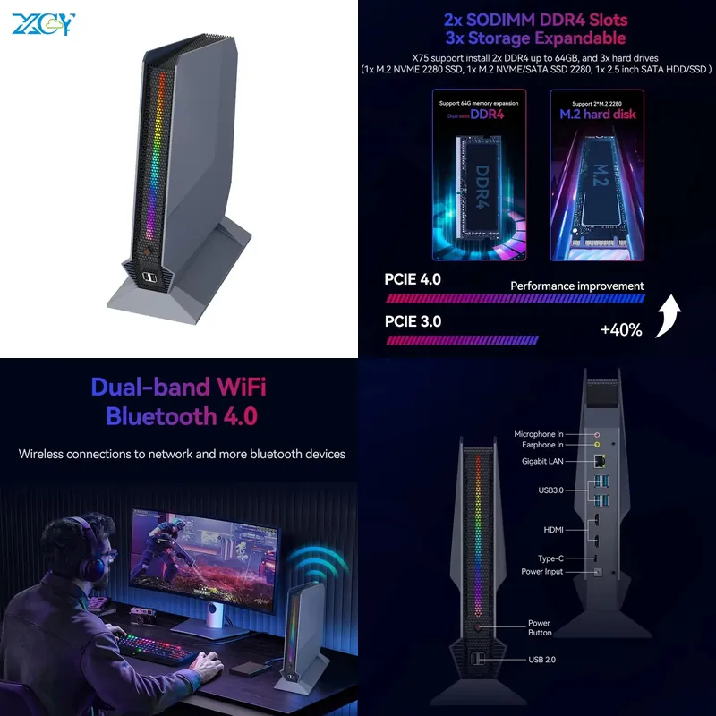 Pc Gaming Rtx 4060 - 【CHIMU HOME】 Mini PC de jeu