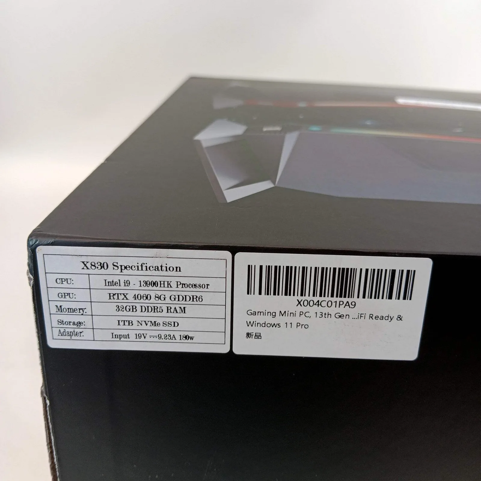 Mini PC de jeu I9-13900hk 2,60 - Pc Gaming Rtx 4060 avis et prix