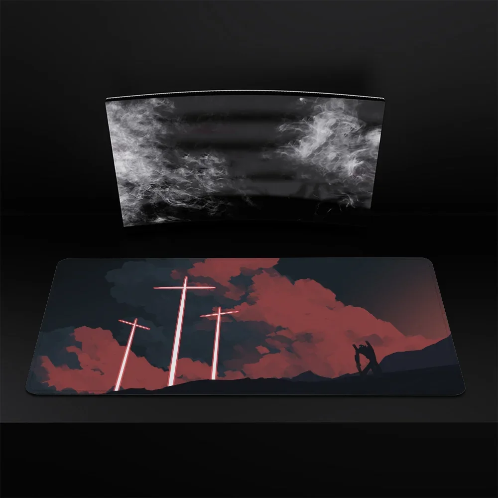 Tapis de bureau XXL E-Evangeli - Pc Gaming Evangelion avis et prix
