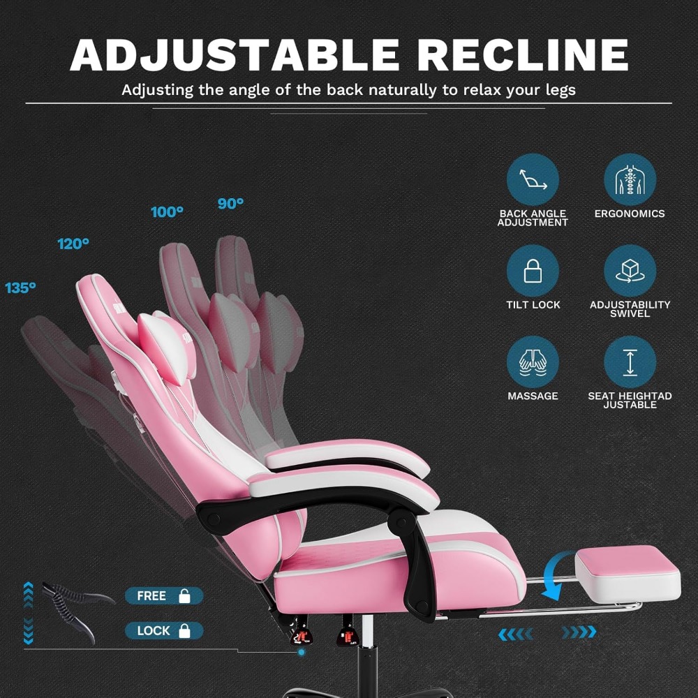 Chaises de jeu ergonomiques po - Gaming Chair avis et prix