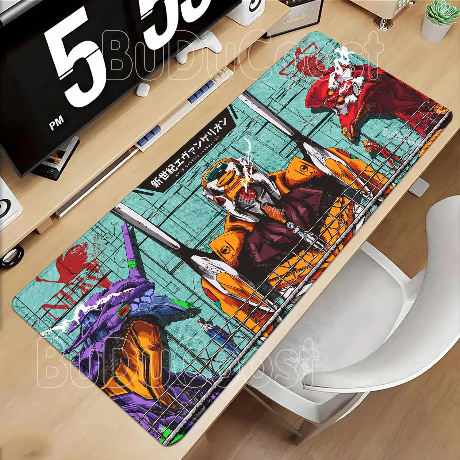 Grand tapis de souris Evangeli - Pc Gaming Evangelion avis et prix