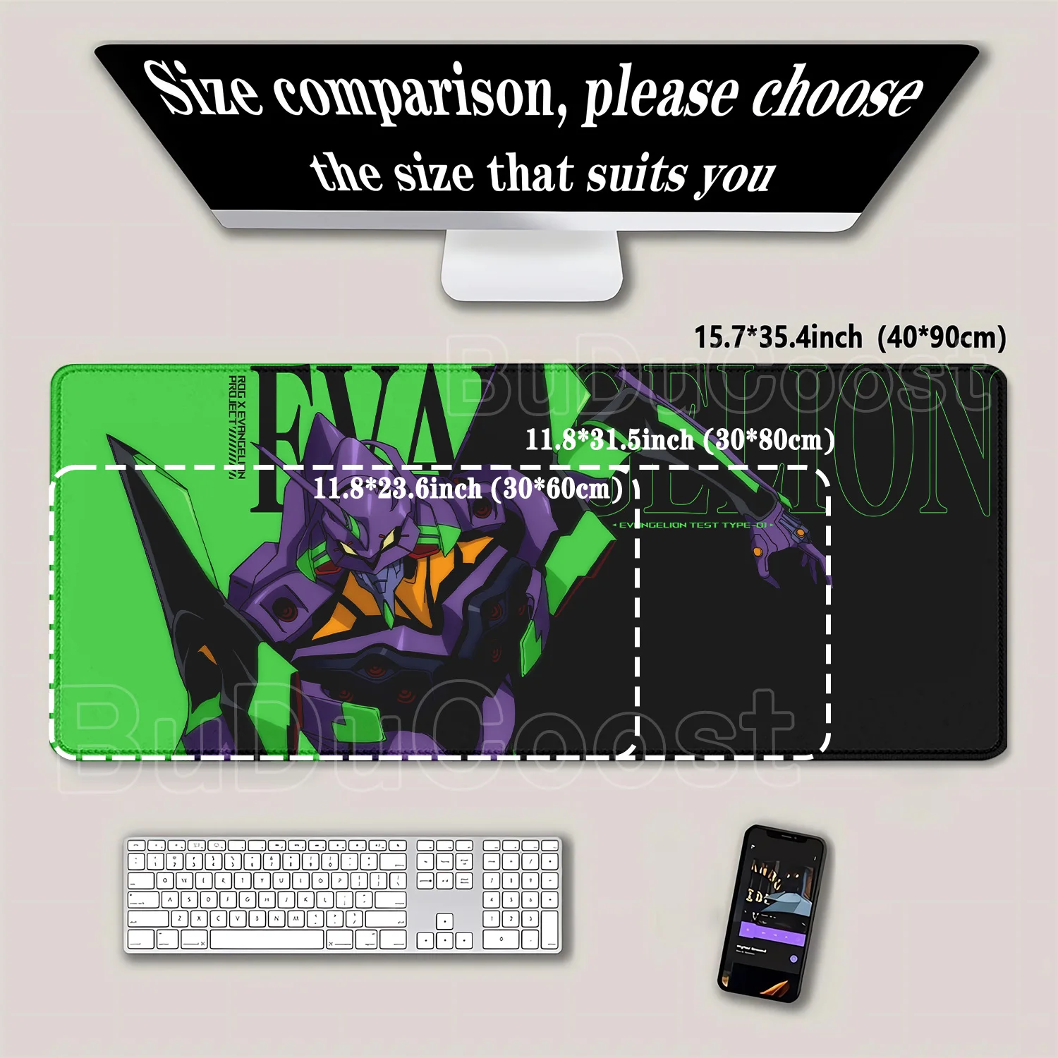 Grand tapis de souris Evangeli - Pc Gaming Evangelion avis et prix