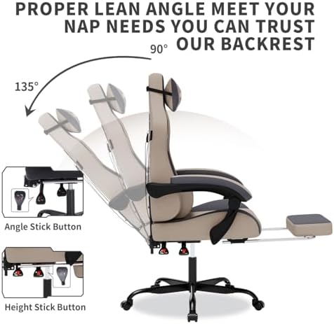 Chaise de jeu avec massage, ch - Gaming Chair avis et prix