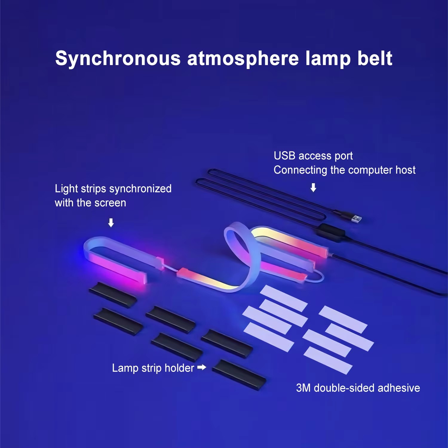 Bande lumineuse de jeu RGB, ré - Pc Gaming Usa avis et prix