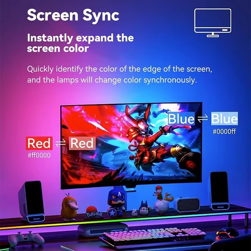 Bande lumineuse RGB pour jeux, - Pc Gaming Usa avis et prix