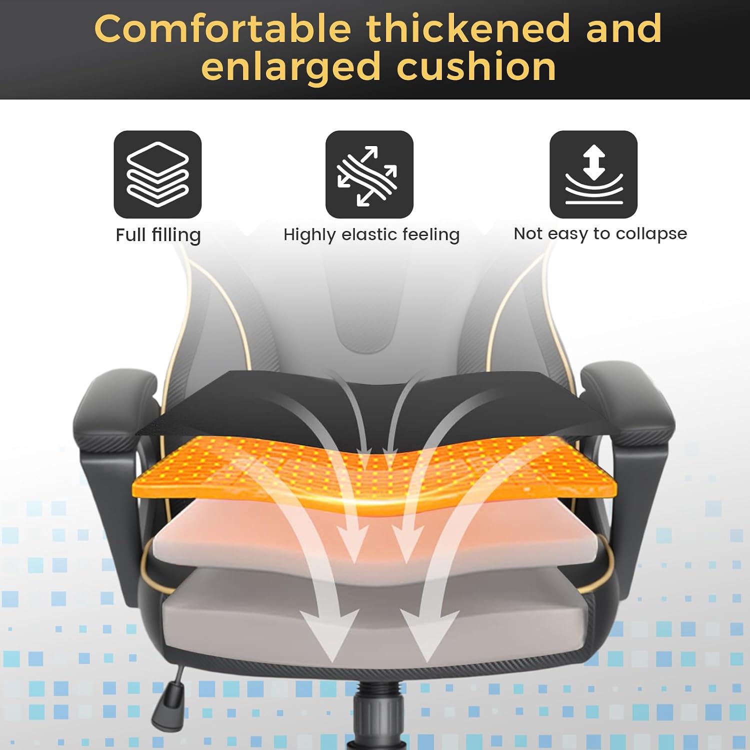 Chaise de jeu ergonomique avec - Gaming Chair avis et prix