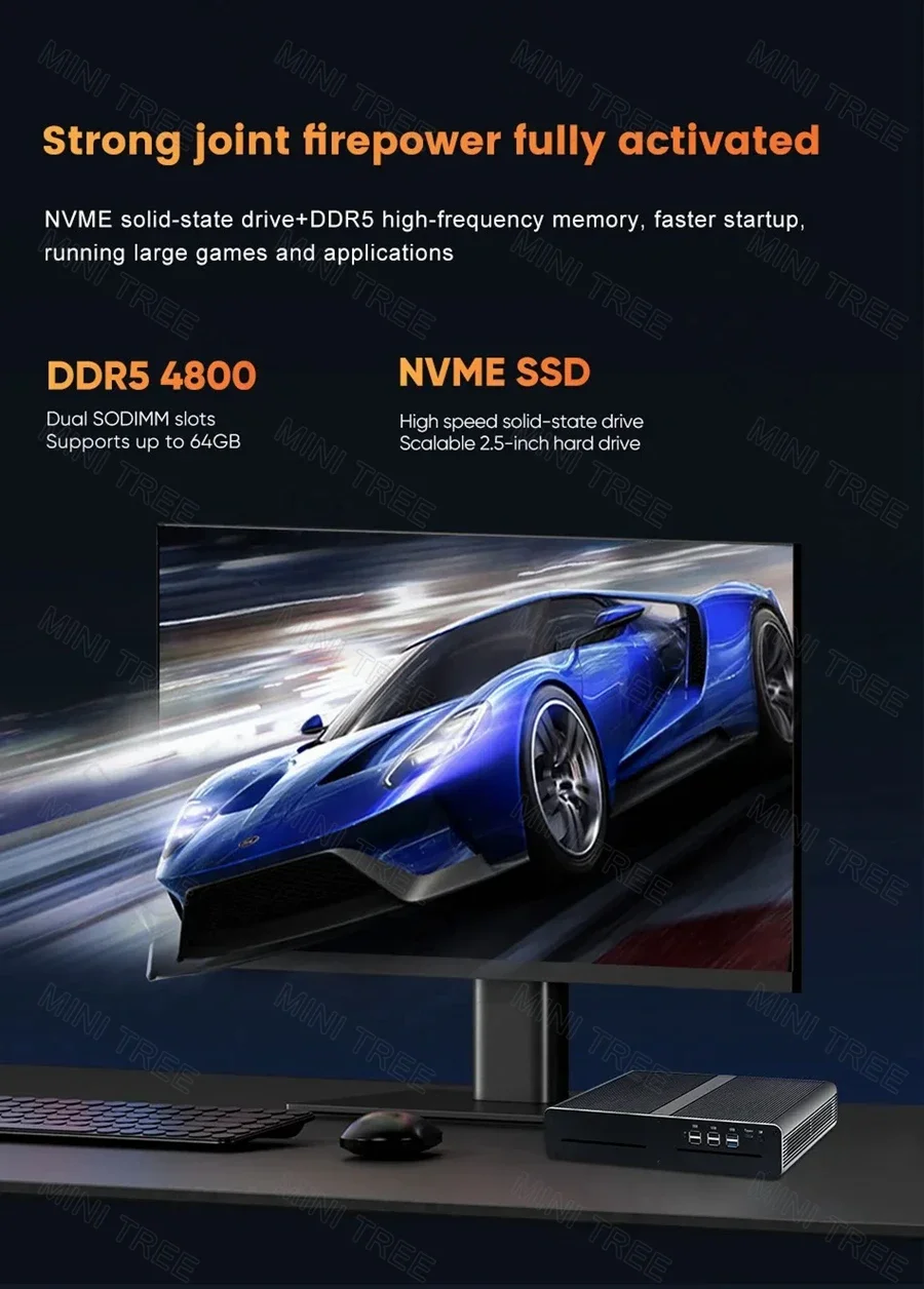 Mini PC de jeu 13e génération  - Pc Gaming Rtx 4060 avis et prix