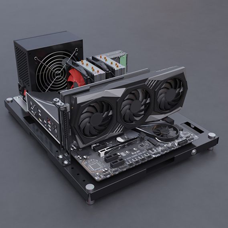 Boîtier ouvert pour PC de jeu  - Pc Gaming Test avis et prix